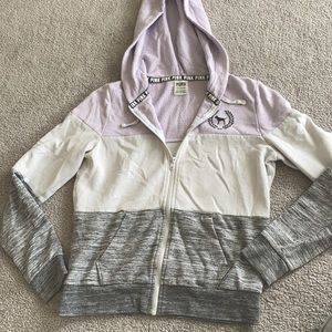 A cute zip up sweater from PINK